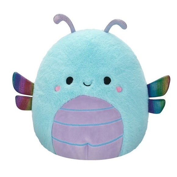 Squishmallows Other - NWT Squishmallows FuzzAMallow Official 12 inch Heather the Teal Dragonfly
